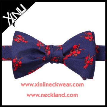 Perfect Knot 100% Handmade Custom Print Footprints Bow Tie